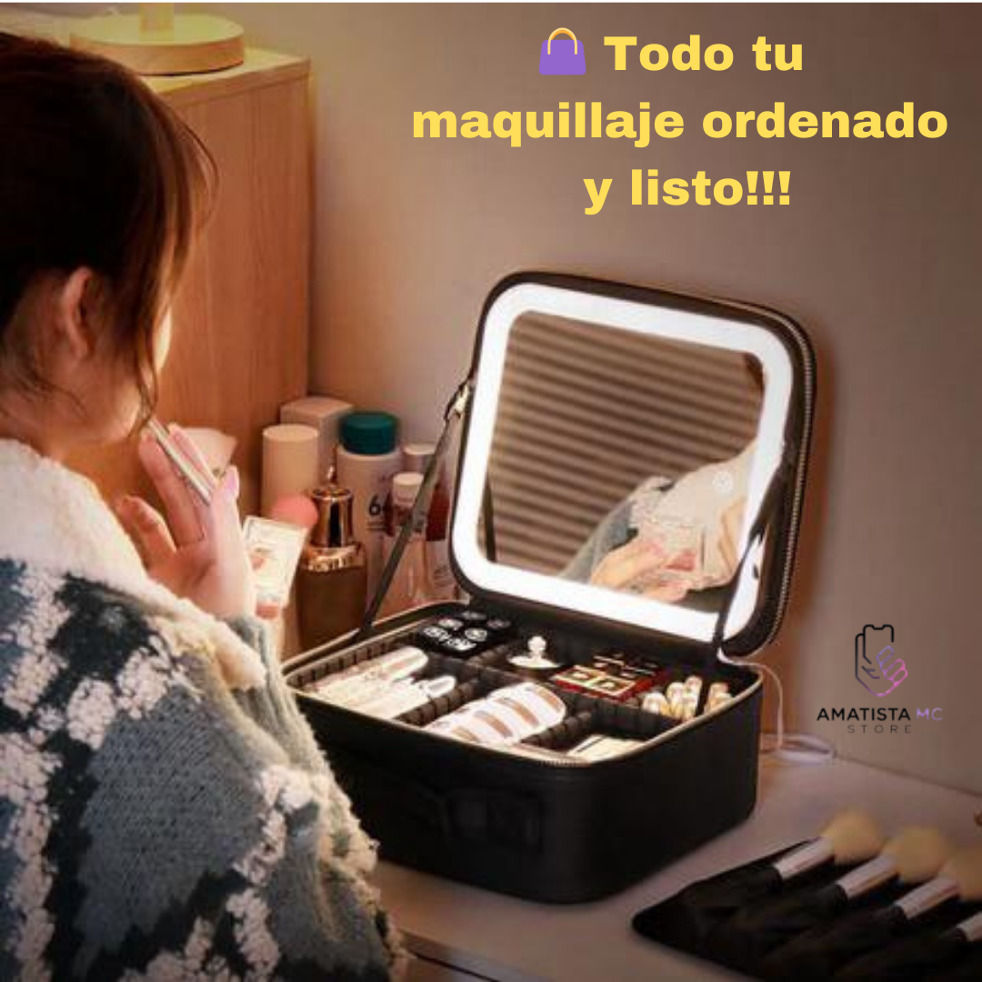 LumiGlam Bag™ Espejo y bolsa de cosméticos con luz